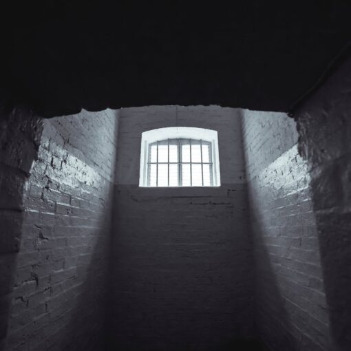 hallway with window