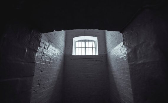 hallway with window