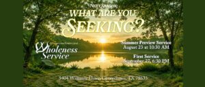 What are you Seeking? Preview Service @ San Gabriel Presbyterian Church | Georgetown | Texas | United States